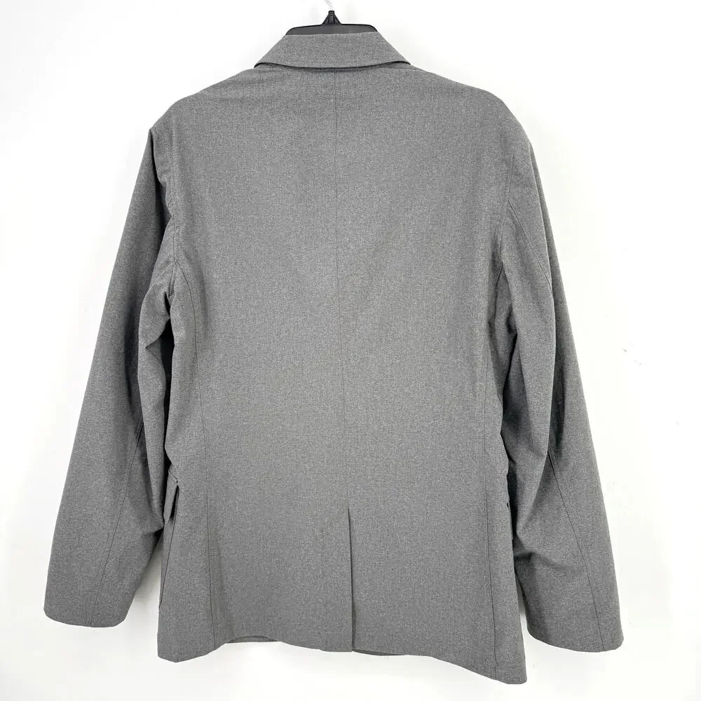 Eddie Bauer Travex Voyager Blazer Mens Suze 38 Gray Stretch Jacket